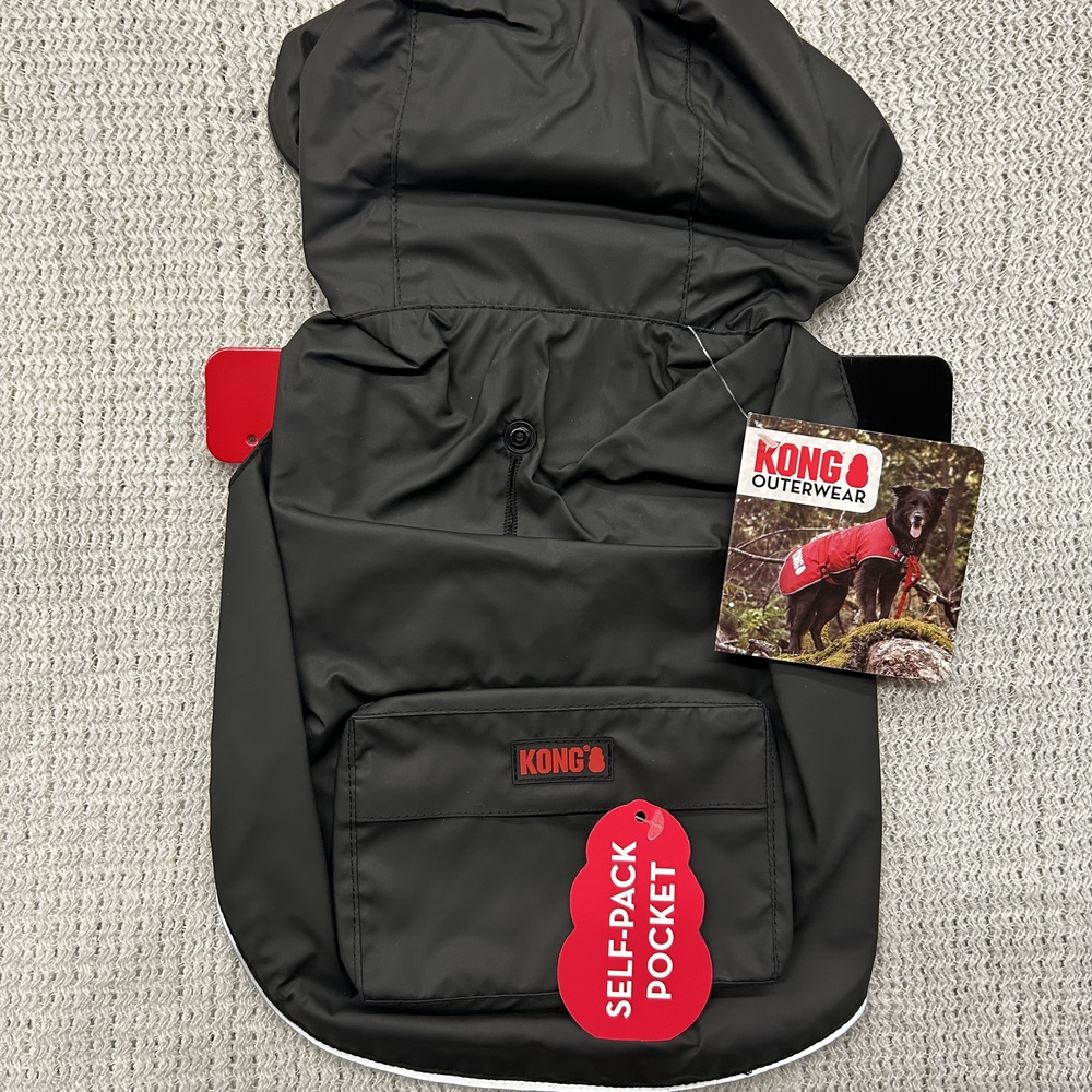 KONG Packable‎ Rain Jacket with Self-Pack Feature